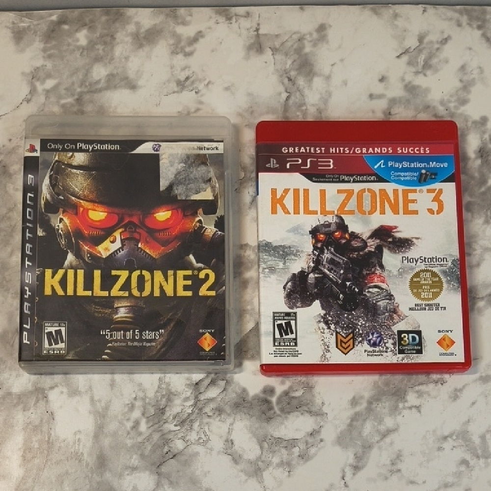 Sony Killzone 2 & 3 Games for PlayStation 3